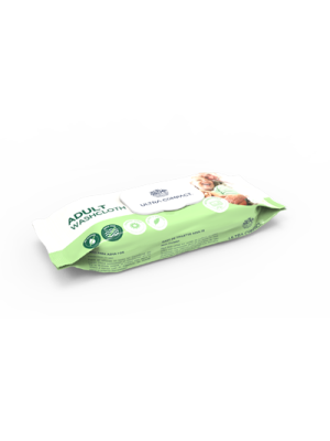 Ultra Compact - Lingettes de toilette adulte (50 pièces)